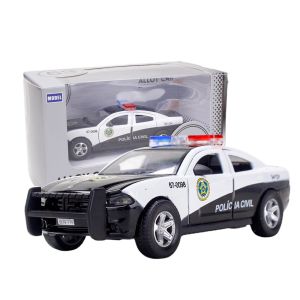 1:32 Police Car Station Wagon Car Model Alloy Diecasts Toy Vehicles Car Metal Model Simulation Pull Back Collection Kids Gift