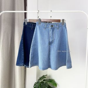 RDA Apparel. กระโปรง ผญ เอวสูง ทรงบาน พร้อมส่ง S-XL สั้นเหนือเข่า ยาว 18-19 นิ้ว ผ้าไม่ยืด มี 2 สี กระโปรงผู้หญิง