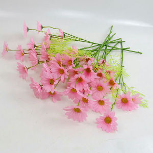 EFBT02 Bunga Daisy Per Tangkai Artificial Flowers Bunga Aster Cemara Tangkai Panjang Bouquet Hias Dekorasi Rumah