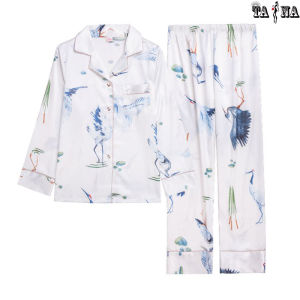 [XẢ KHO GIẢM GIÁ] Đồ bộ dài pijama nữ vải lụa cao cấp