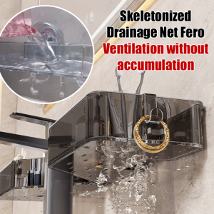 Storage Shelf One-second Installation Powerful Suction Flexible Height Adjustment