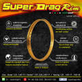 วงล้อ ขอบล้อ SUPER DRAG RIM ล้อซุปเปอร์แดร๊ก วงล้ออลูมิเนียม ขอบเรียบ ยิงทราย ขอบ 17 ขนาด1.20 และขนาด 1.40 ขอบ 17 สีดำ แพ็คคู่ 2 วง ฟรีเสื้อ. 