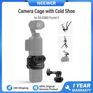 NEEWER AC009 Gimbal Camera Cage Video Rig for DJI Osmo Pocket 3 with Cold Shoe Gimbal Camera Accessories