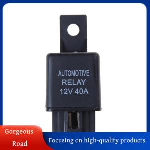 [Gorgeous] Hot Sale รีเลย์ยานยนต์40A 12V รีเลย์สัญญาณเตือนภัย4พินพร้อมซ็อกเก็ตรีเลย์