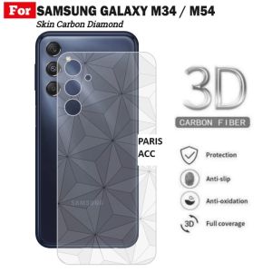 SAMSUNG M34 5G M54 5G M33 5G M53 5G M62 ANTI GORES BELAKANG SKIN DIAMOND GARSKIN MOTIF 3D SPIRAL ANTI JAMUR