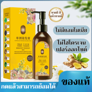 ย้อมผมที่บ้าน ครีมย้อมผมจากพืช ย้อมเร็ว อ่อน โฟม กลิ่นดอกไม้ ออกซิเจนคู่ ย้อมผม