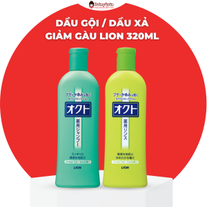 Dầu Gội Dầu Xả Giảm Gàu Ngăn Ngừa Ngứa Da Đầu Lion 320ml Nhật Bản