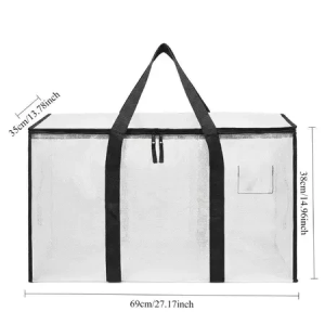 【SG】Extra Large House Moving Bag Heavy Duty Packing Bag Luggage Storage Moving House/Office Waterproof Organizer