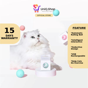 UniQ.Shop Cat Toy Smart Rotating Ball | Interactive Ball Electric Automatic Rolling Kitten Indoor Playing USB Charge Pet
