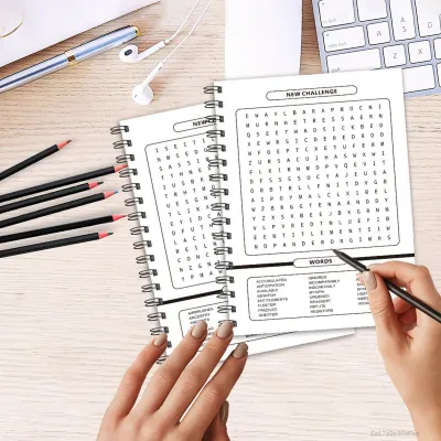 Cover Jumbo Word Search Puzzle Books For Seniors Large Print Cognitive Brain Game Cover uses extra large font size