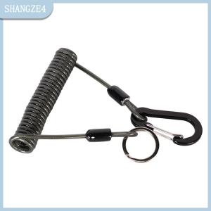 【SHANGZE4】 Dây Câu cá chống mất xoắn ốc mùa xuân thu hút kìm dây Dây Mùa Xuân dây đàn hồi cuộn dây căng Tether phụ kiện câu cá