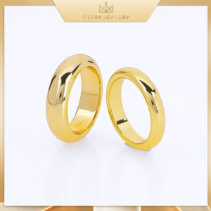 Nhẫn trơn nhẫn chỉ xi mạ bền màu có khắc 9999 cao cấp Berry Jewelry Công nghệ xi mạ độc quyền 24k cao cấp phong cách Hàn Quốc