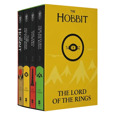 The Hobbit and The Lords of the Rings Boxed Set original English novel Book