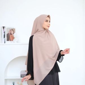 KHIMAR JUMBO ZIPPER SYAR`I l HIJAB INSTAN RESLETING JEPANG UKURAN 150cmX150cm