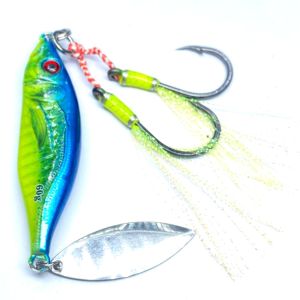 Umpan Little Jack Metal Jig 60gr - 80gr Glow In The Dark + Double Assist