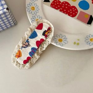 Băng đô dán tóc mái viền ren nhiều họa tiết 10.5cm miếng dán tóc mái định hình giữ nếp tóc đáng yêu