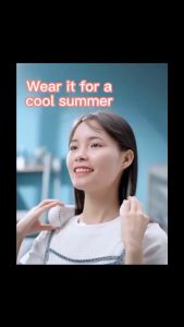 100% Original TNG Neck Fan Rechargeable Fan USB Portable Bladeless Fan for Home Outdoor Sports