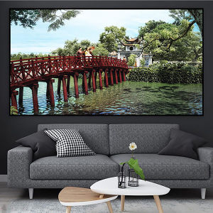 Tranh Laminate Tráng Gương - Tranh Treo Tường Cầu Thê Húc
