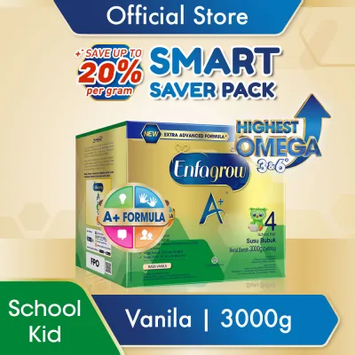 Enfagrow A+ 4 Susu Formula Anak Usia 3-12 Tahun Rasa Vanila 3000gr