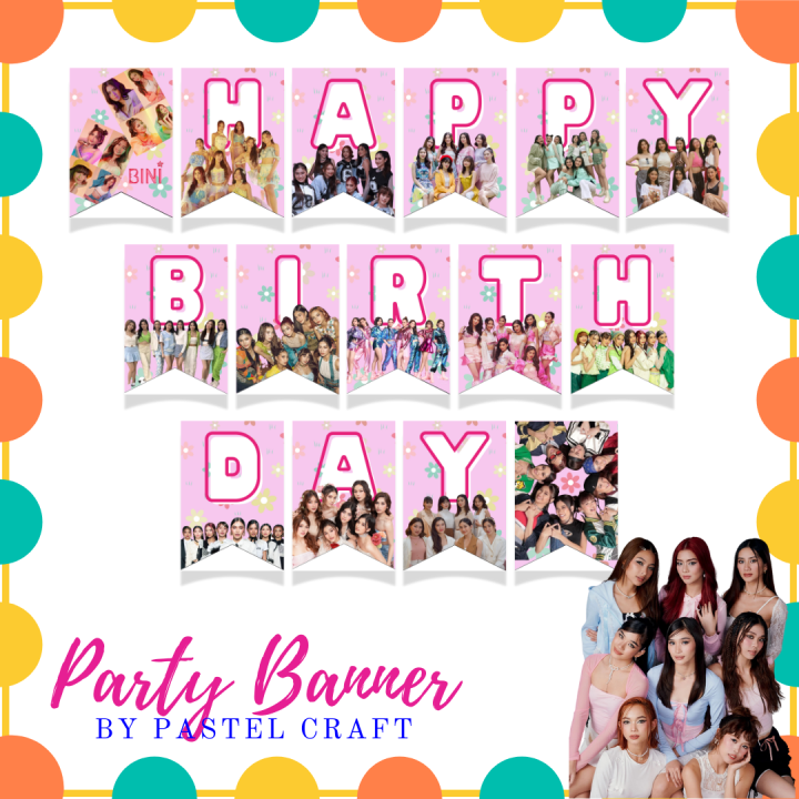 Bini Customized Banner (READ BEFORE YOU ORDER: Price is per flag/letter ...