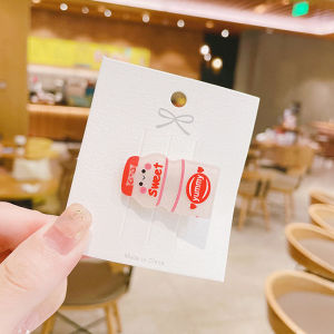 ขวดเครื่องดื่มคลิปผมผู้หญิงน่ารักตลกด้านข้างคลิปผมปากเป็ดคลิป AHOURR