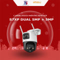 Camera wifi, Camera IMOU ngoài trời CRUISER Dual S7XP-10M0WED 2 mắt 5MP+5MP, màu đêm, xoay 360 độ, đàm thoại - BH 24T. 