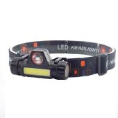 Multifunctional Waterproof LED Headlamp XPE+COB USB Rechargeable Headlight Head Torch Head Lamp