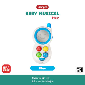 IQAngel Baby Musical Phone/Mainan Baby Anak Music Phone Toy / Handphone Bayi Menarik