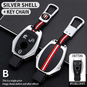For Benz A B C E GLS GLA GLK GLC CLS CLA Car Key Case Jacket W204 W205 W212 W463 W176