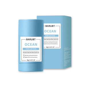 Barubt Ocean Pore Clay Stick Tongkat Masker Lumpur Laut Face Skincare Wajah Melembabkan 40g Strawberry Mud Stick Mask