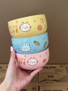 Stainless steel cartoon bowl. 316 stainless steel double-layer childrens bowl. Cute baby food rice bowl. Anti-scald and anti-drop dining utensils-152c4c8b
