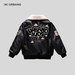 Jaket Kulit Kulit Bomber Sintetis Viena Kerah Serpa Bordir Urband Kids Timbul K081
