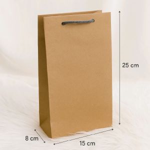 Paperbag Polos Coklat isi 12pcs