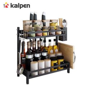 Kệ gia vị thông minh 2 tầng Kalpen hàng Việt Nam xuất Nhật bảo hành 2 năm