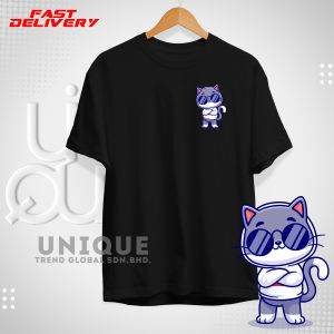 Unique Tee Premium Quality Adult T-shirt 100% Cotton 170 GSM Swag cat