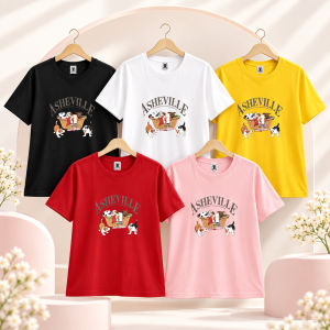 Womens Plus Size Cute Dog Graphic T-Shirt Oversized Casual Crew Neck Short Sleeve Top OM258