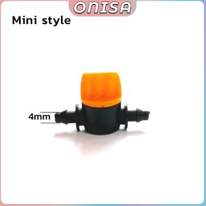 Onisa Mini Valve For 4/7mm Hose Irrigation Water Flow Control Valve With Barb