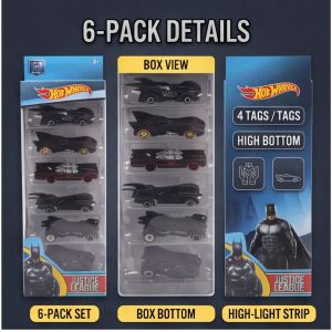 Hot Wheels - Batman v Superman - Batmobile 1-5 2-250 blue & gray rim (FS)