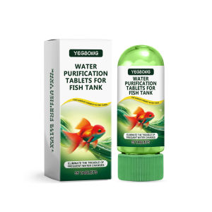 Yegbong Fish Tank Water Purification Tablets For Water Quality Cleaning Deodorization Algae Removal Stains Sludge Clear Fish Pond 35pcs