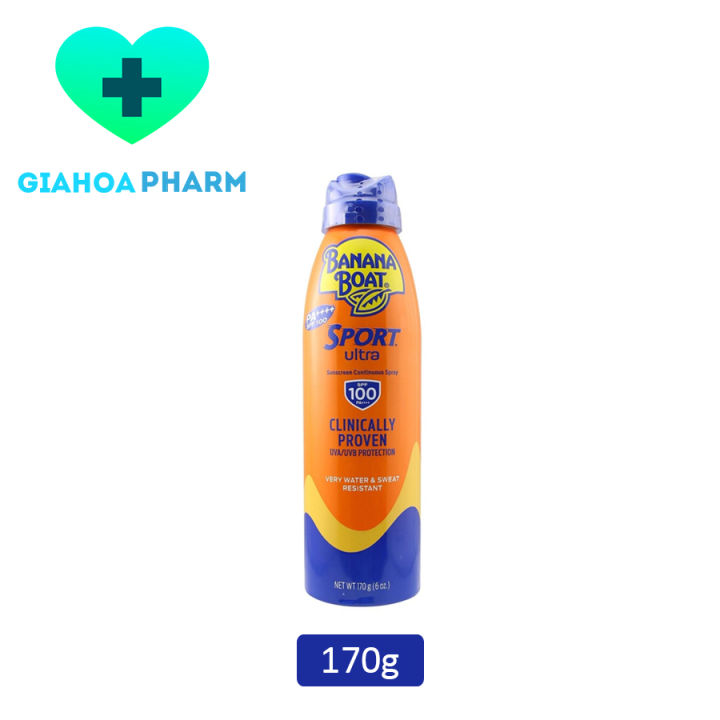 [CHÍNH HÃNG] Sữa chống nắng dạng xịt Banana Boat Sport Ultra Spray SPF ...