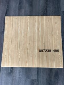 (Bộ 10Tấm) XỐP DÁN TƯỜNG VÂN GỖ 70 x 70 đẹp dễ trang trí sẵn keo