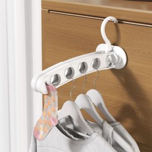 Folding Clothes Hanger Multipurpose Portable Folding Clothesline Travel Clothes Hanger