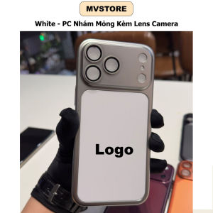 [Độ 18] Ốp Lưng PC Cứng Nhám Kèm Lens Bảo Vệ Camera Cho 18 17 16 15 14 13 12 11 Pro Max Plus MVSTORE
