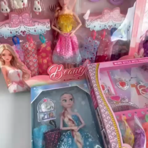 The Gift Adorable Dress-up Doll Princess Fun For Kid Pakaian Anak Patung Puteri Mainan Menyeronokkan Untuk Kanak-kanak