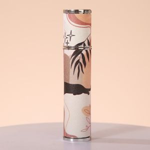 AOSEETING Da PU Chai nước hoa 10ml Mèo hoạt hình Chai xịt Di động Trống rỗng Chai xịt nước hoa dành cho phụ nữ