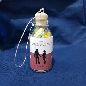 Botol wish in jar  Wished Bottle [ BELUM DI TULIS ]  / Kado unik Botol  ucapan  botol kapsul ucapan + tutup kayu+RING 0 / Message in bottle / wish in bottle /botol surat