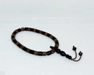 tasbih kombinasi liwung dan kelor hitam butiran bola api