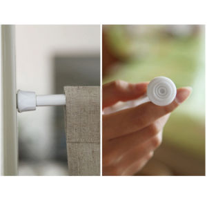 ราวม่านเอนกประสงค์ปรับขนาดได้ กระบวนการที่ใช้ในการเพิ่มขนาดได้ง่าย พร้อมส่ง