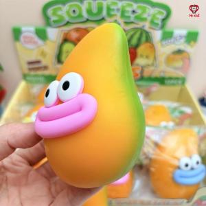 [SG Seller]Funny Face Squeeze Toy Cute Cartoon Squishy Fidget Toy Stress Relief Squeezing Toy for Kids s