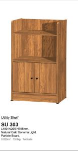 DHEP Furniture Office/ Study Storage Shelf (Grey Line)